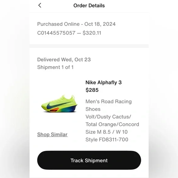 Men’s Nike Alphafly 3 with Bag - Picture 9 of 9